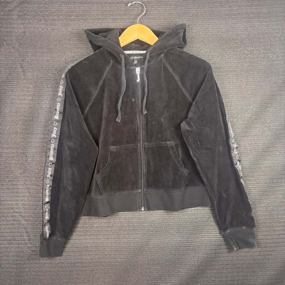 Juicy couture x Brunette The Label Velvet Hoodie small